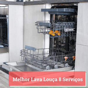 melhor lava louça 8 serviços